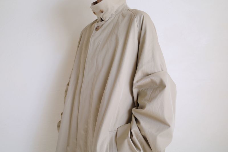 INTERIM インテリム HYPER BIG GIZA GABERDINE SINGLE RAGLAN COAT - tity