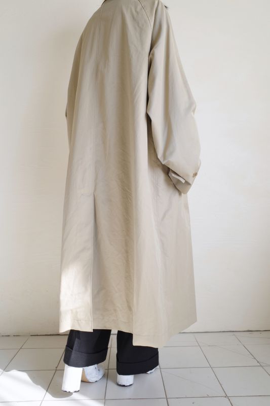 INTERIM インテリム HYPER BIG GIZA GABERDINE SINGLE RAGLAN COAT - tity