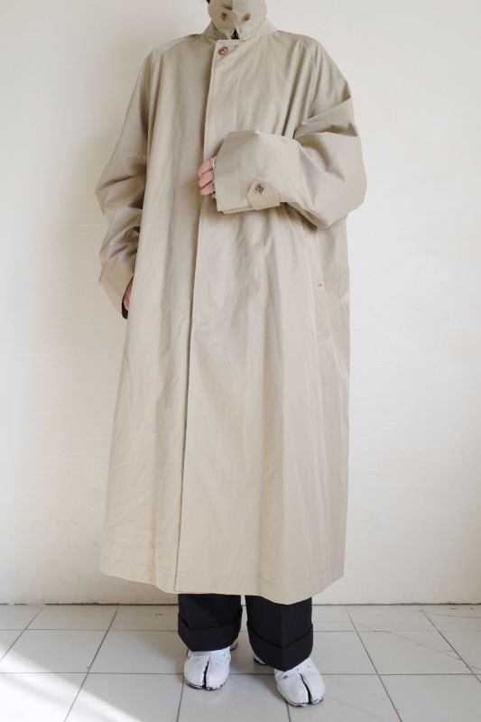 INTERIM インテリム HYPER BIG GIZA GABERDINE SINGLE RAGLAN COAT - tity