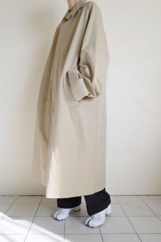 INTERIM インテリム HYPER BIG GIZA GABERDINE SINGLE RAGLAN COAT - tity