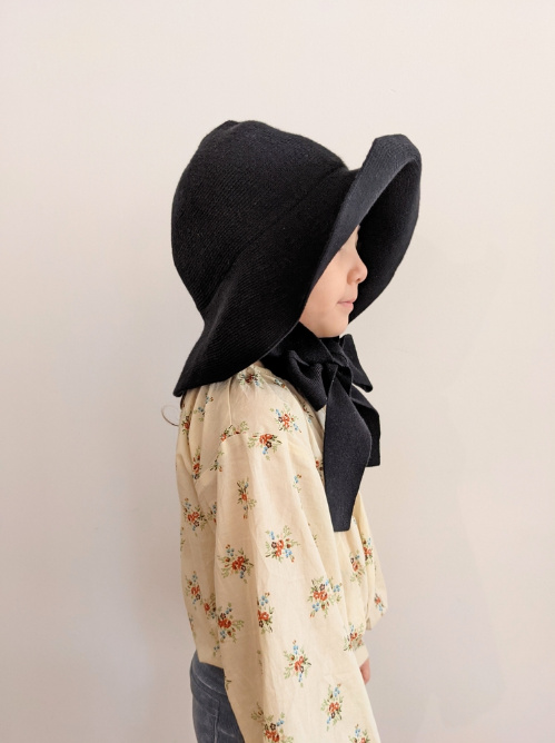 Mediam Knit Hat・BLACK - tity