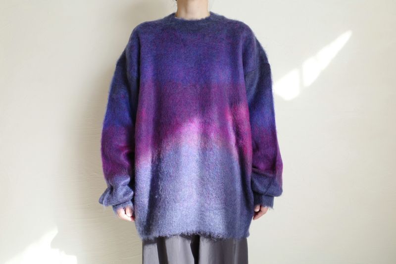 sup22AW stein oversized gradation mohair ls
