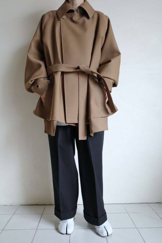 Blanc YM short trench coat・brown - tity