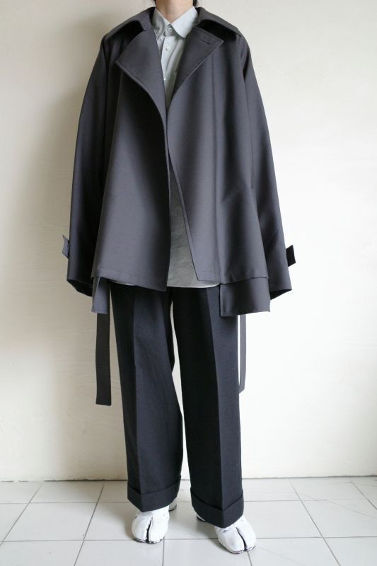 2022年春の YM Blanc short 22AW coat・gray trench トレンチコート