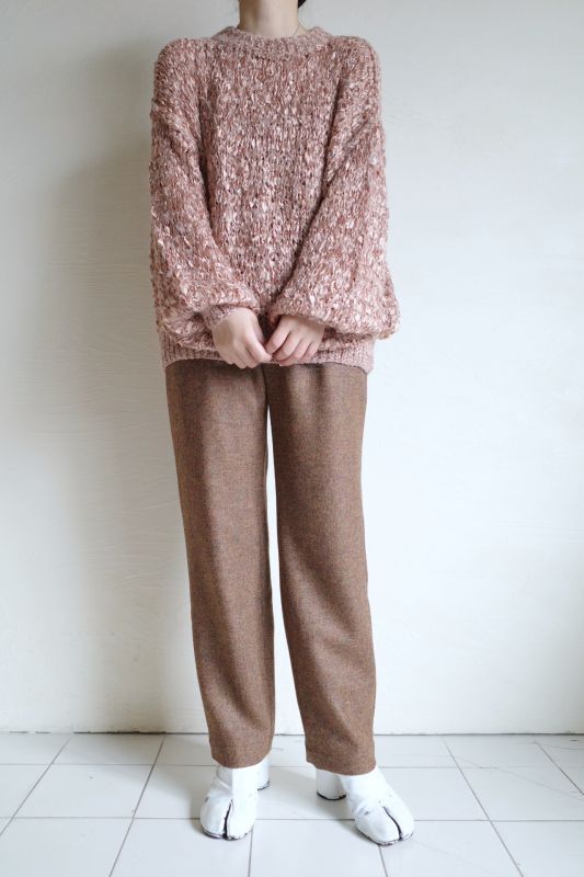 OPEN SESAME CLUB ribbon hand tops・beige - tity