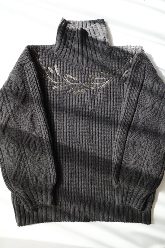 Fujimoto high neck sweater ancellm アンセルム