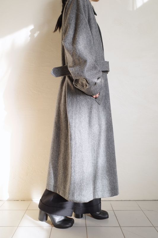 INTERIM インテリム HYPER BIG LOVAT KIRK TWEED SINGLE RAGLAN COAT