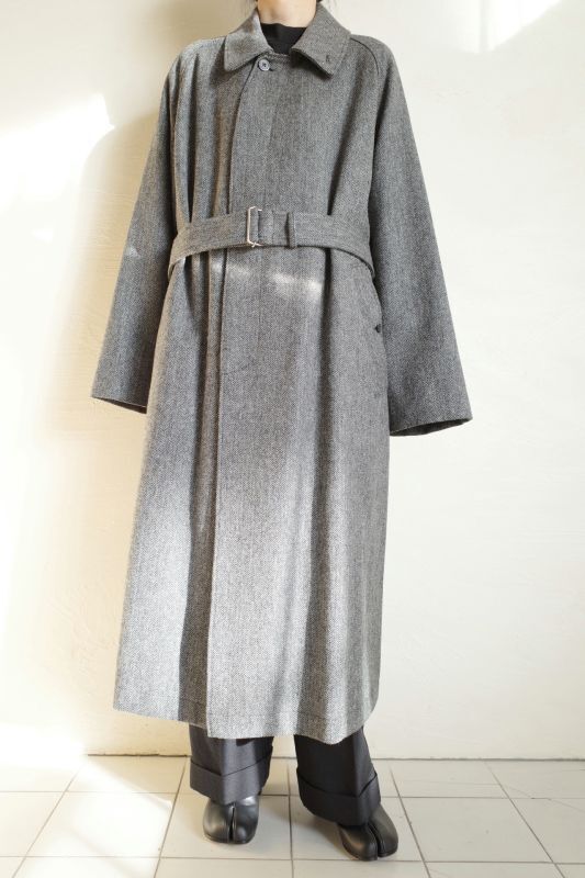 超目玉】 【INTÉRIM】HYPERBIG TWEED LOVATKIRKTWEEDOVERCOAT - www