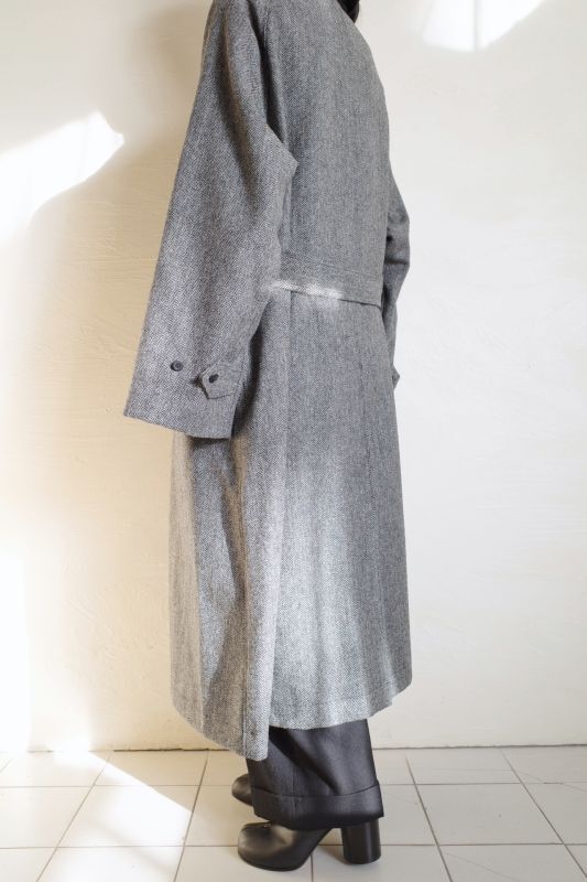 超目玉】 【INTÉRIM】HYPERBIG TWEED LOVATKIRKTWEEDOVERCOAT - www