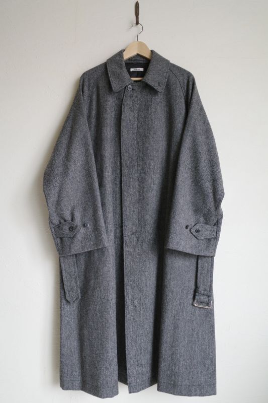 INTERIM インテリム HYPER BIG LOVAT KIRK TWEED SINGLE RAGLAN COAT