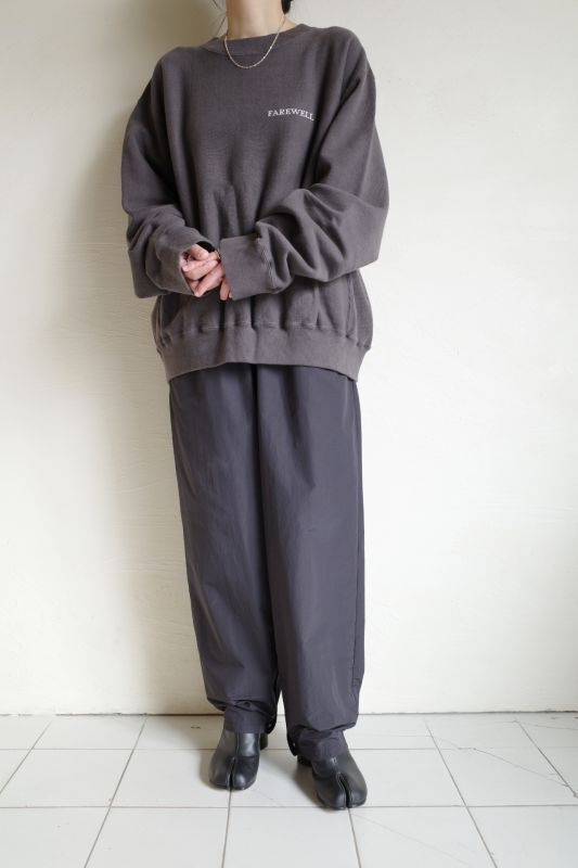 Fujimoto over dyed sweatshirt with CRS・BLACK - tity