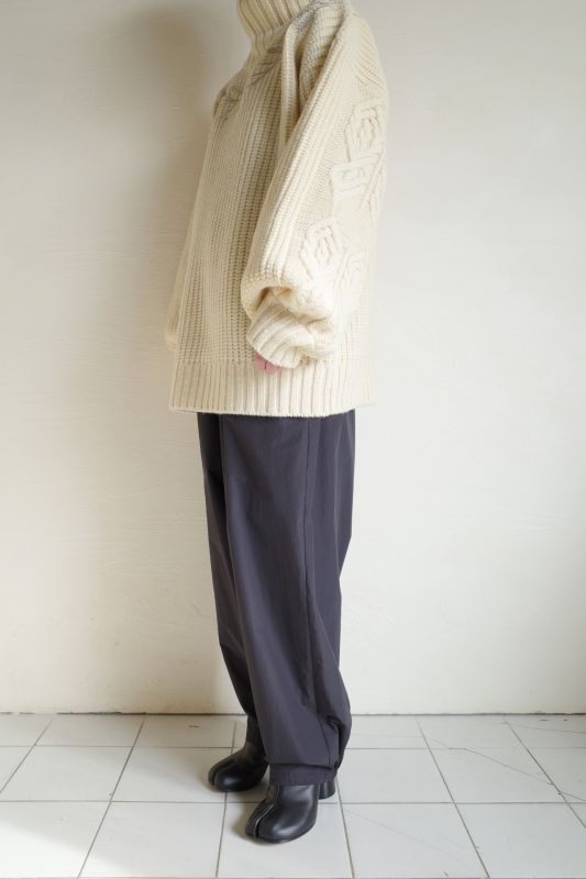 Fujimoto high neck sweater ancellm アンセルム