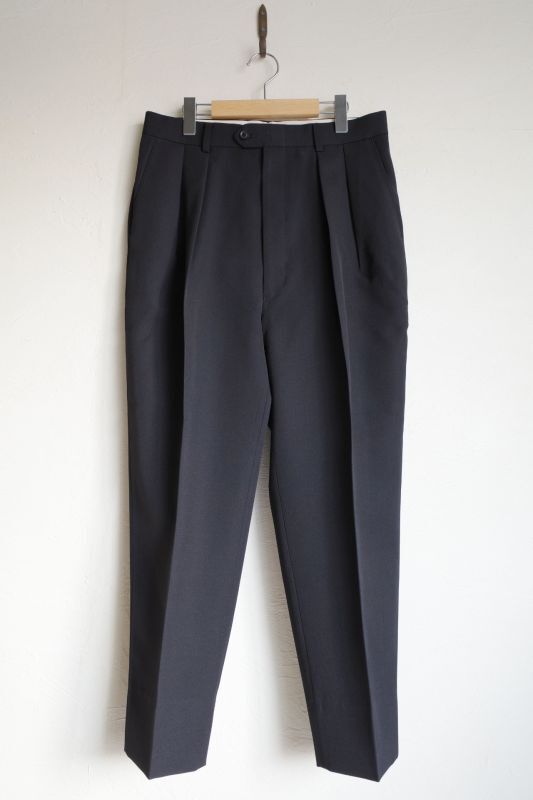 【新品未使用タグ付き】国内生地使用 Wool tuck wide pants