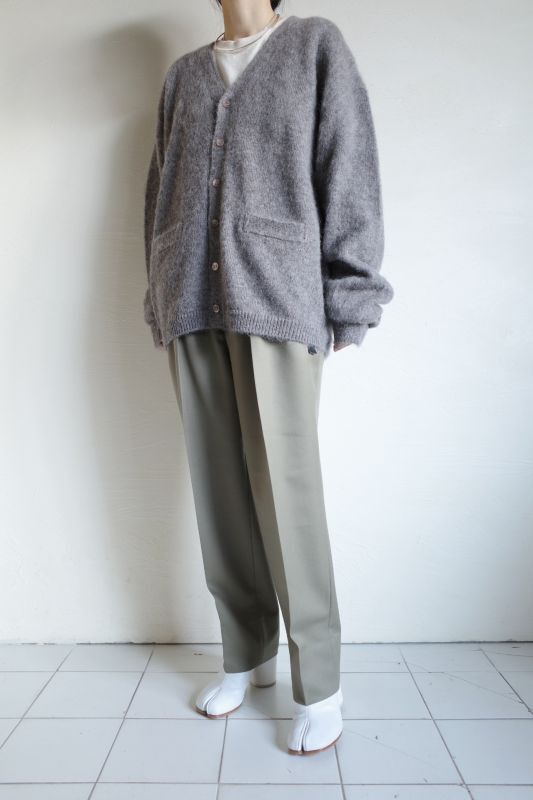 INTERIM インテリム 50'S KID MOHAIR CARDIGAN・H.GRAY - tity