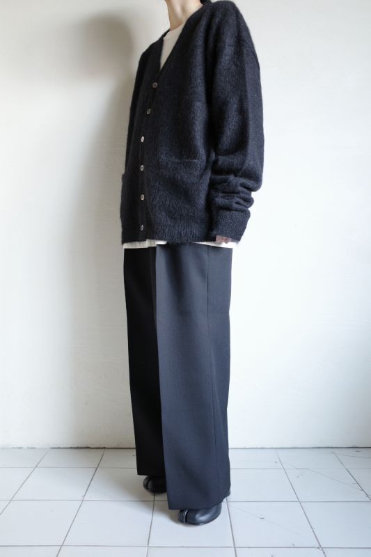 INTERIM インテリム 50'S KID MOHAIR CARDIGAN・BLACK - tity