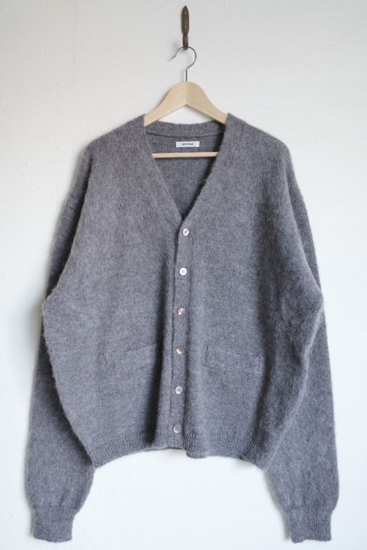 INTERIM インテリム 50'S KID MOHAIR CARDIGAN・H.GRAY - tity