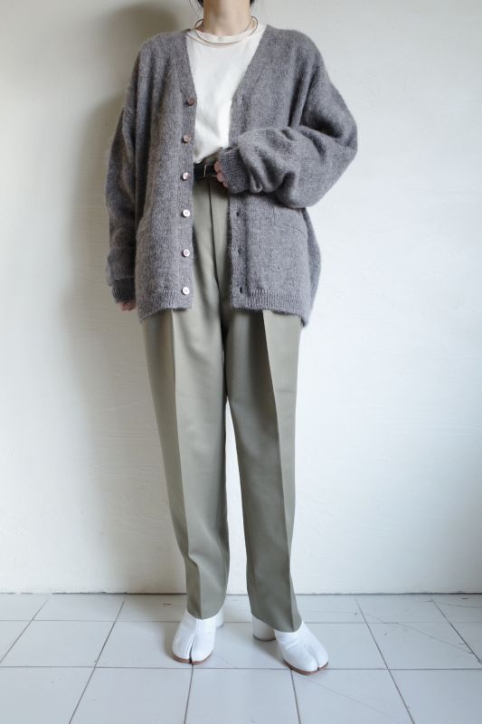 INTERIM インテリム 50'S KID MOHAIR CARDIGAN・H.GRAY - tity