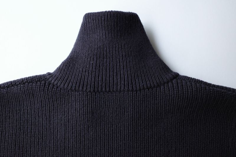 stein OVERSIZED DRIVERS KNIT ZIP VEST・DARK NAVY - tity