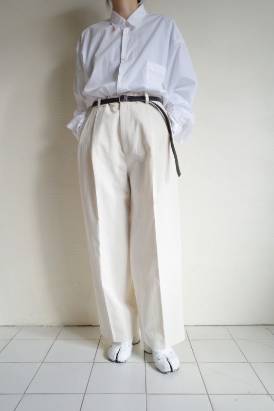 stein WIDE STRAIGHT TROUSERS (OW) - tity