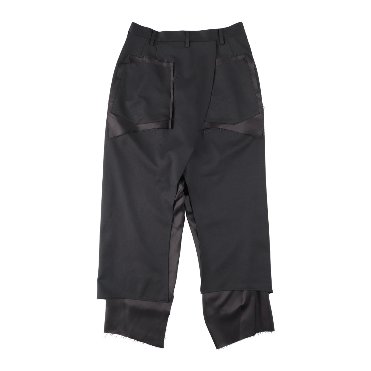 sulvam サルバム ”skirt pants”レイヤードスカートパンツ