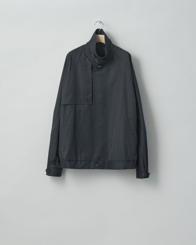 stein OVERSIZED HARRINGTON JACKET・BLACK