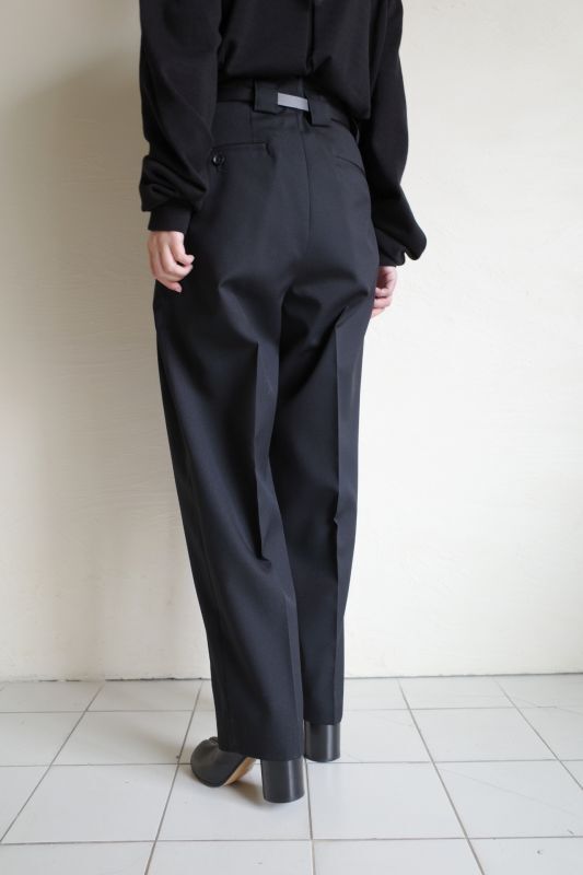 stein DOUBLE WIDE TROUSERS・BLACK - tity