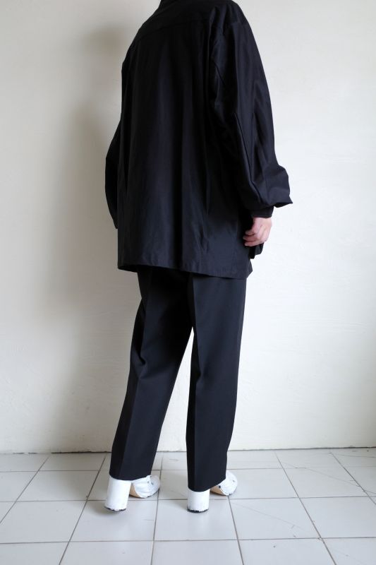 KANEMASA Typewriter High Gauge Jersey Fatigue Jacket・BLACK - tity