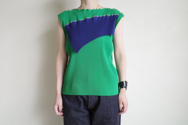 kotoha yokozawa 30%OFF コトハヨコザワ no sleeve top・green - tity