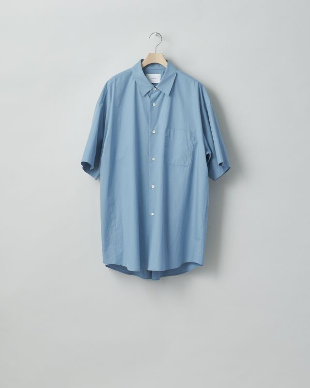 最終値下げ stein OVERSIZED SS SHIRT BLUE