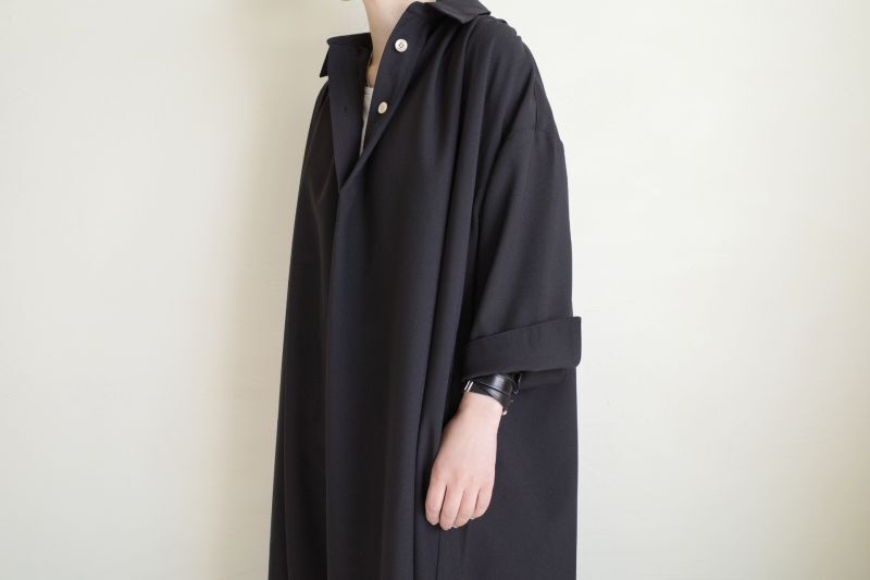 HeRIN.CYE Shirt dress・BLACK - tity