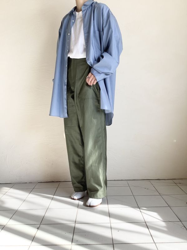 最安値！ interim GIZA BACK SATIN BAKER PANTS - ワークパンツ/カーゴ ...