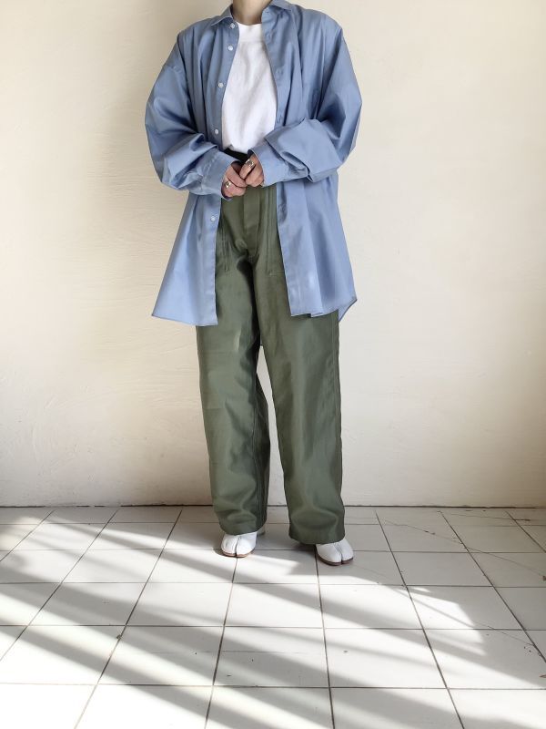 INTERIM GIZA BACK SATIN BAKER PANTS※最終値下わざわざありがとう