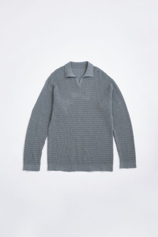 Blanc YM Skipper Knit Shirt for plus81 | thepaymentpeople.co.uk