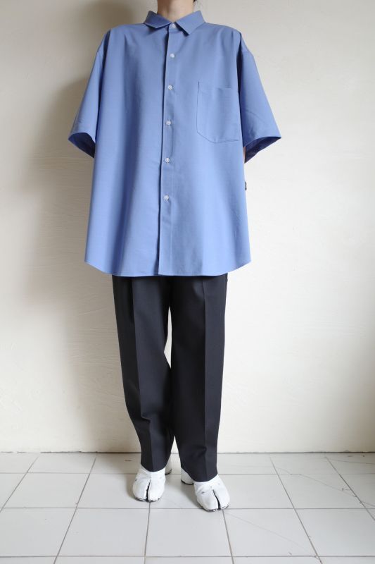 KANEMASA Royal Ox Dress Jersey shirt Short Sleeve・ULTRAMARINE - tity