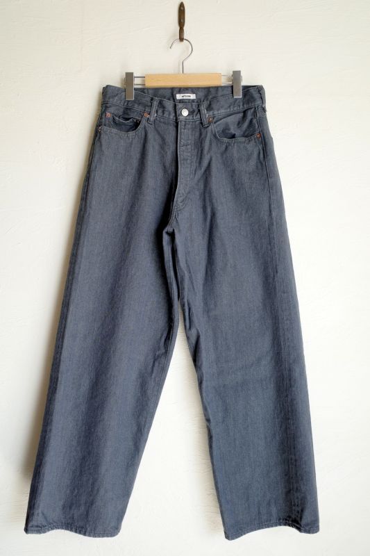 INTERIM インテリム 40's MIL BAGGY ZIPPED SHUTTLE DENIM TROUSERS