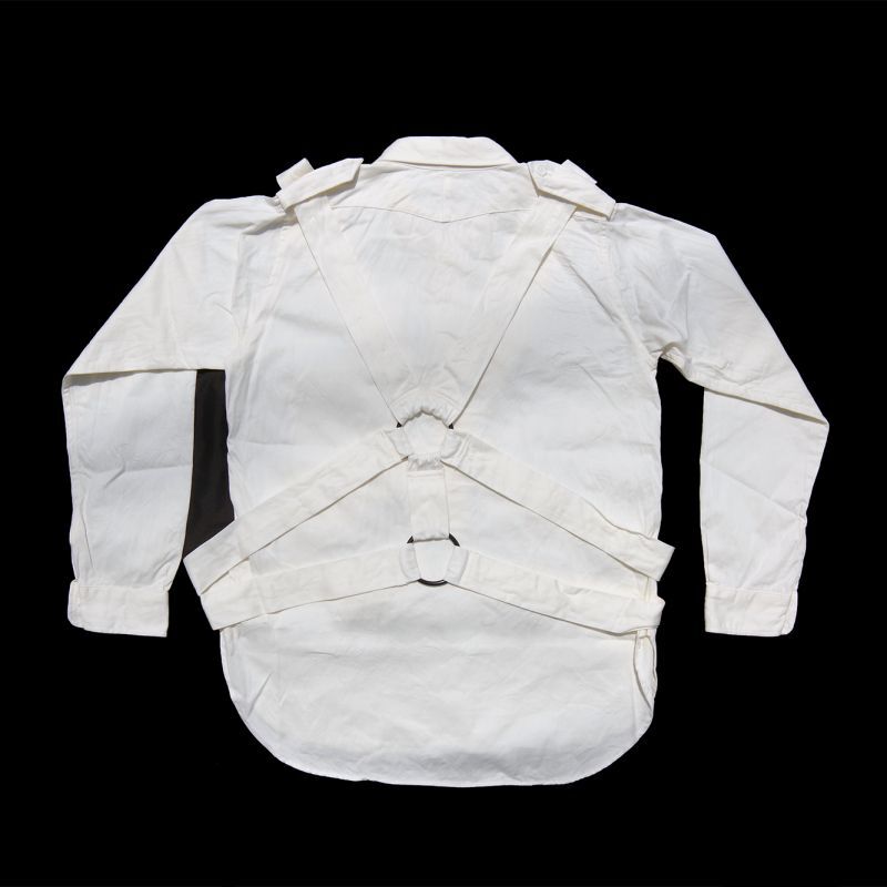 PEEL&LIFT parachute shirt パラシュートシャツ・ホワイト - tity