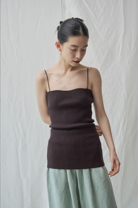 Mediam Knit Bare Tops・Brown - tity