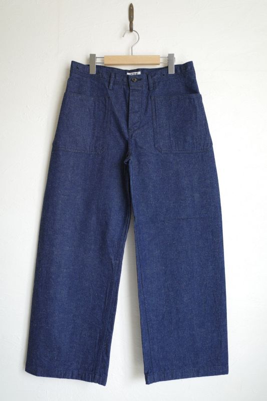 INTERIM インテリム 1940's WW2 US.NAVY SELVEDGE NEP DENIM TROUSER