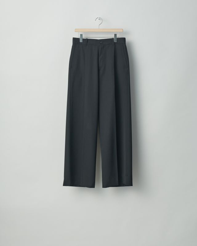 stein EXTRA WIDE TROUSERS・BLACK - tity