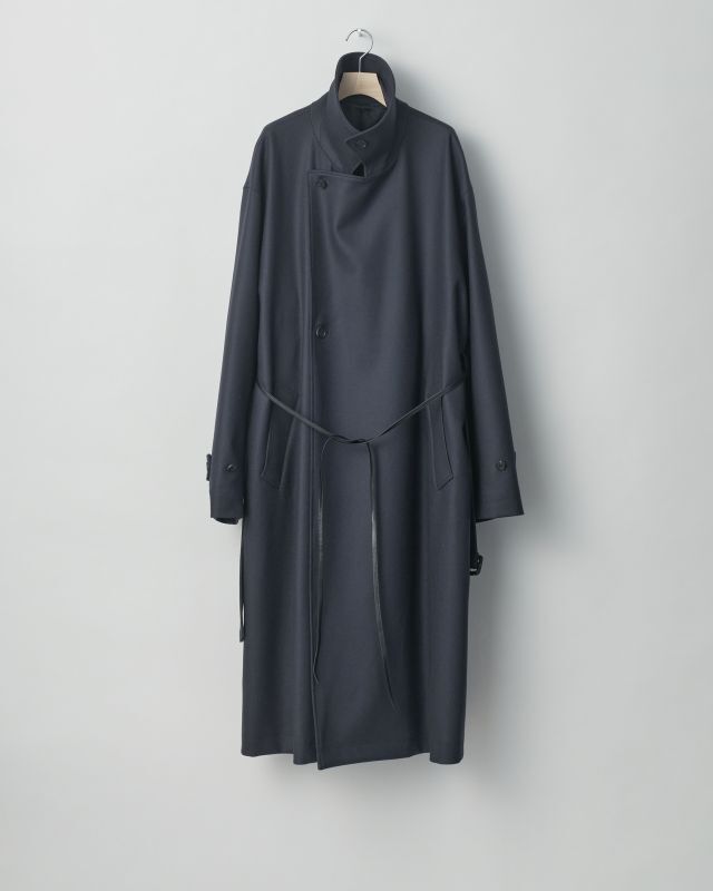 stein OVERSIZED DOUBLE BREASTED COAT・DARK CHARCOAL - tity