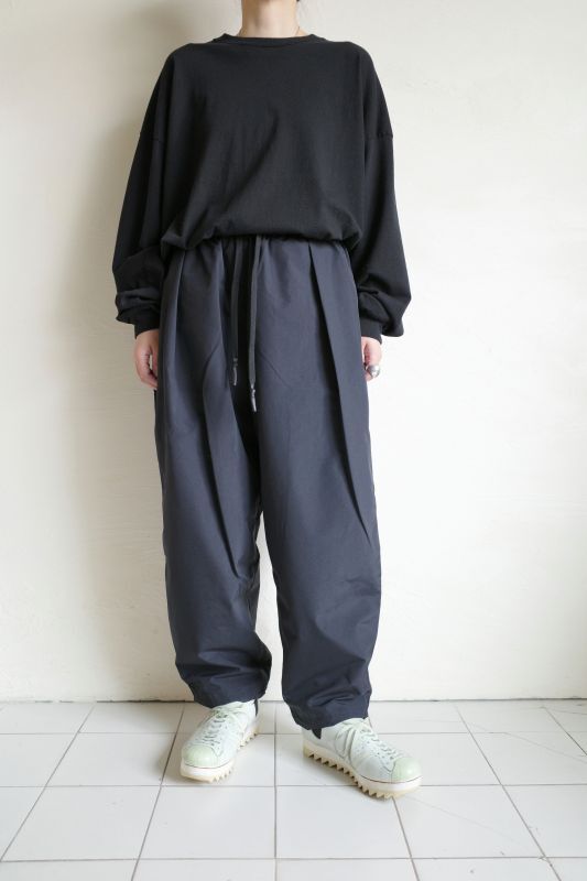 UNTRACE 3 LAYER TAPERED TRACK PANTS・BLACK - tity