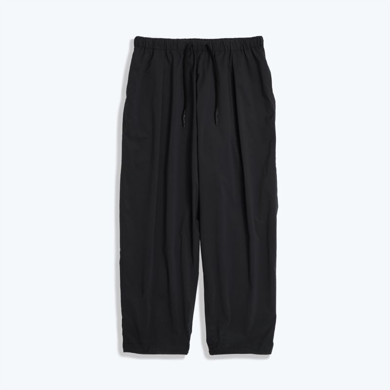 UNTRACE WATER REPELLENT TAPERED STRETCH TRACK PANTS・BLACK - tity