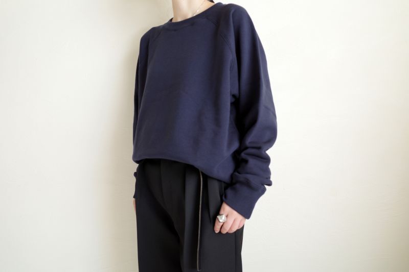 INTERIM インテリム 60s VINTAGE RAGLAN SWEAT SHIRT・NAVY - tity