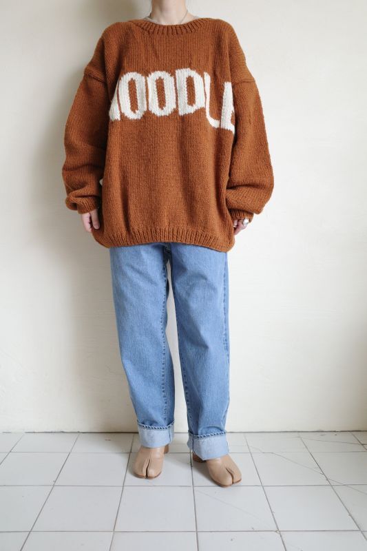 MacMahon Knitting Mills Crew Neck Knit-NOODLE・BROWN - tity