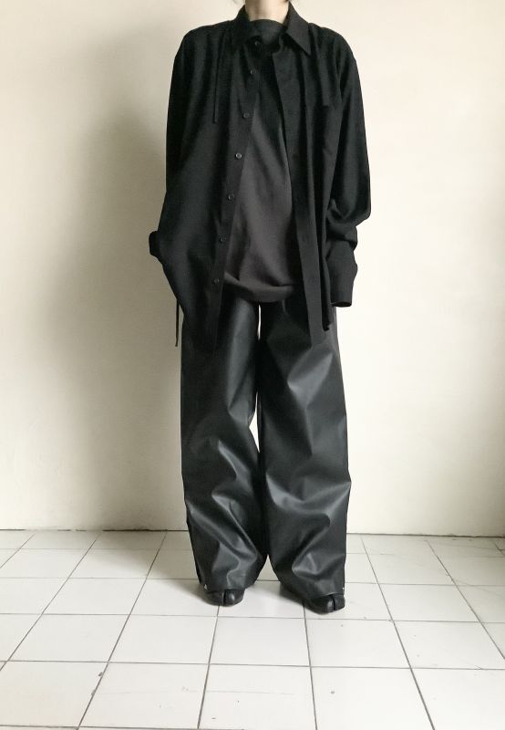 stein TRACK EASY TROUSERS ・BLACK(COATED) - tity