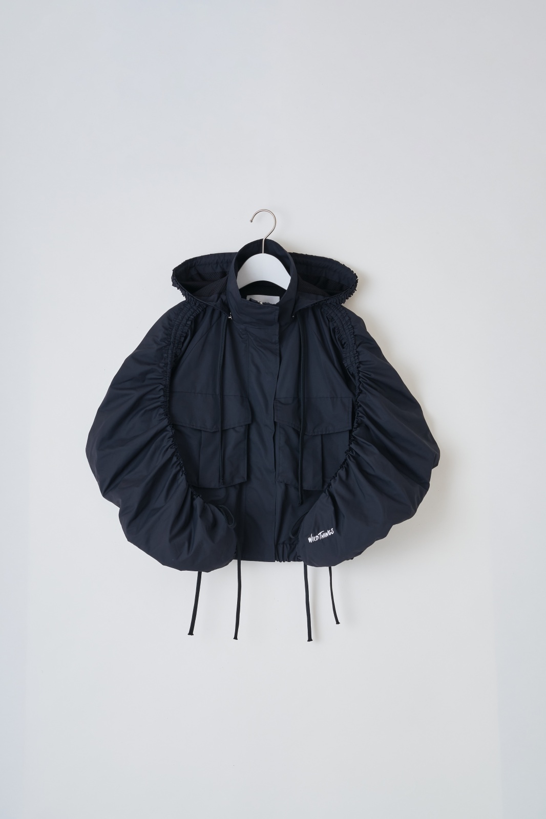 yukiemon 着せ替え柄　テキスタイルキルトブルゾン　M　レア品 ブラック yukiemon 着せ替え柄 テキスタイルキルトブルゾン M レア品 ブラック