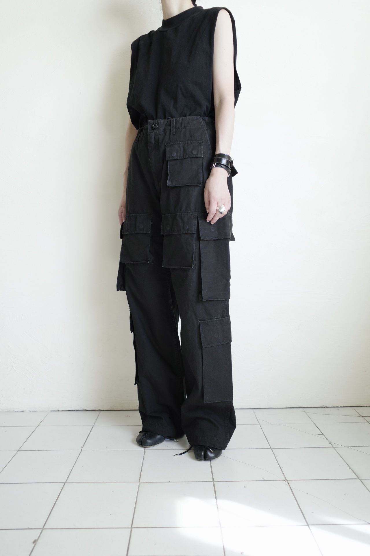 ケ*タ様 forsomeone TAKAHIRO着用⭐︎ TAKAHIROMIYASHITATheSoloist. b.d.u pant.・black - tity