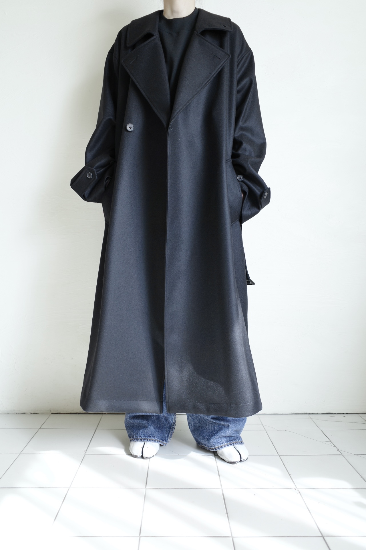 【ssstein】OVERSIZED DOUBLE BREASTED COAT OVERSIZED DOUBLE BREASTED COAT – ssstein