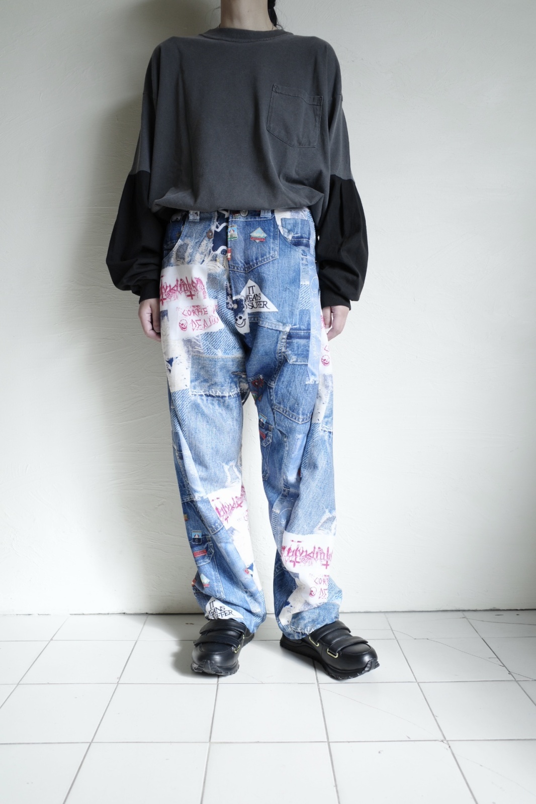 BODYSONG. 3D CUT TROUSERS TROMPE L'OEIL JUV - tity