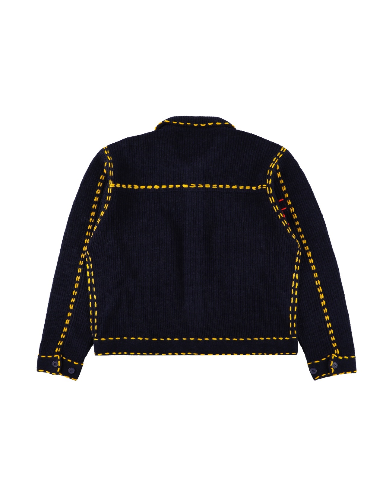 phingerin pg-1 ニット PHINGERIN フィンガリン PG1 KNIT・ネイビー - tity